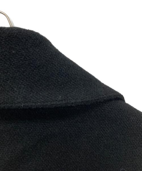 D.HYGEN（ディーハイゲン）D.HYGEN (ディーハイゲン) Pコート/HARRIS TWEED WASHER P-COAT ブラック サイズ:3の古着・服飾アイテム