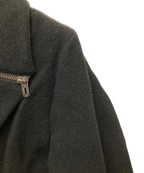 D.HYGEN（ディーハイゲン）D.HYGEN (ディーハイゲン) Pコート/HARRIS TWEED WASHER P-COAT ブラック サイズ:3の古着・服飾アイテム