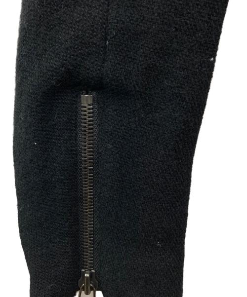 D.HYGEN（ディーハイゲン）D.HYGEN (ディーハイゲン) Pコート/HARRIS TWEED WASHER P-COAT ブラック サイズ:3の古着・服飾アイテム