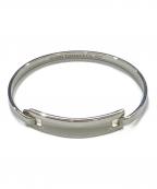 TIFFANY & Co.ティファニー）の古着「IDプレートバングル」｜シルバー