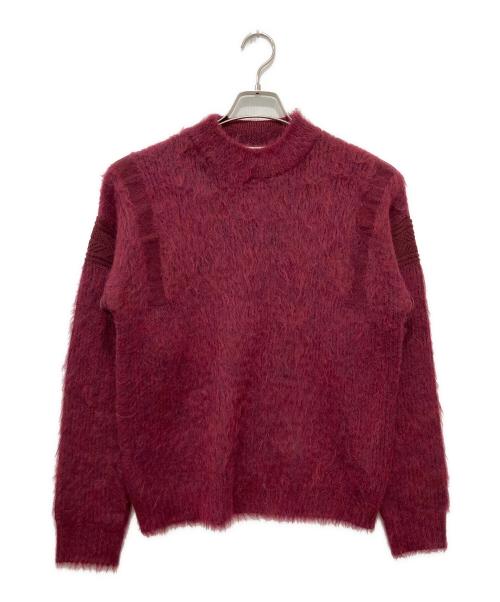 yashiki（ヤシキ）yashiki (ヤシキ) モヘアニット レッドの古着・服飾アイテム