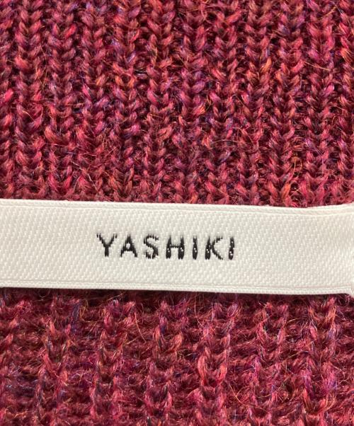 yashiki（ヤシキ）yashiki (ヤシキ) モヘアニット レッドの古着・服飾アイテム