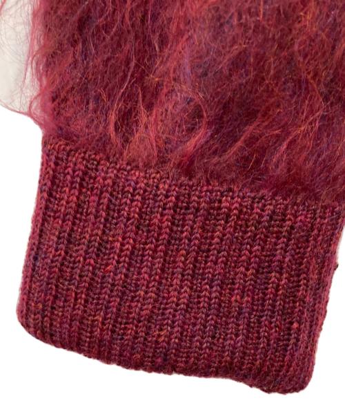 yashiki（ヤシキ）yashiki (ヤシキ) モヘアニット レッドの古着・服飾アイテム