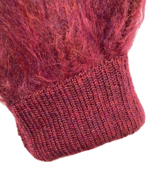 yashiki（ヤシキ）yashiki (ヤシキ) モヘアニット レッドの古着・服飾アイテム