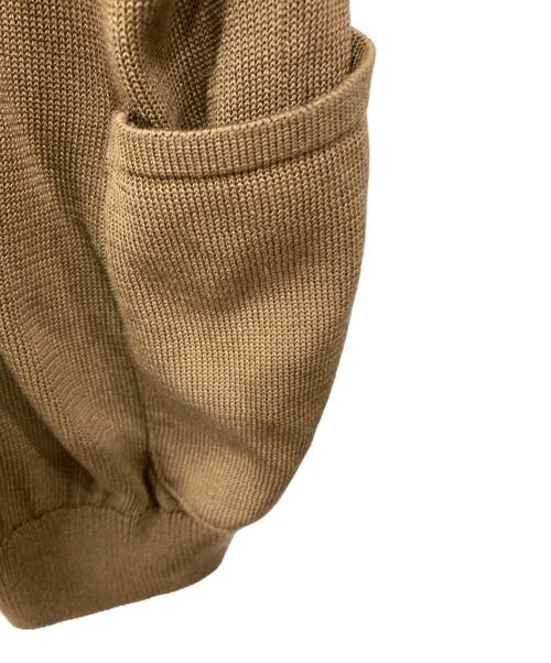 SUNSEA（サンシー）SUNSEA (サンシー) SWITCHING KNIT POLO ブラウン サイズ:2の古着・服飾アイテム