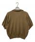 SUNSEA (サンシー) SWITCHING KNIT POLO ブラウン サイズ:2：9000円