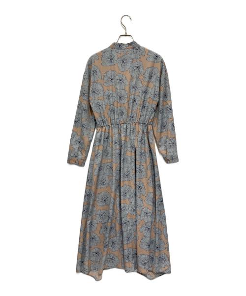 Ameri（アメリ）AMERI (アメリ) SHIRT DRESS サックスブルー×ピンク サイズ:Freeの古着・服飾アイテム