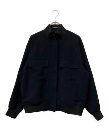uncrave（アンクレイヴ）の古着「ウォッシャブルダブルクロスブルゾン」｜ネイビー