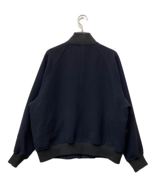 uncrave（アンクレイヴ）uncrave (アンクレイヴ) ウォッシャブルダブルクロスブルゾン ネイビー サイズ:1の古着・服飾アイテム