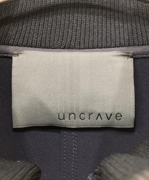 uncrave（アンクレイヴ）uncrave (アンクレイヴ) ウォッシャブルダブルクロスブルゾン ネイビー サイズ:1の古着・服飾アイテム