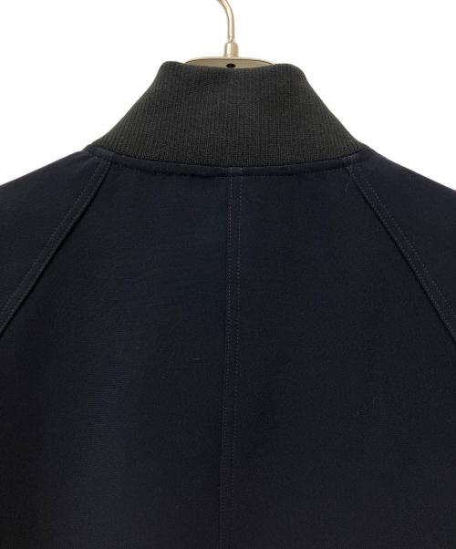 uncrave（アンクレイヴ）uncrave (アンクレイヴ) ウォッシャブルダブルクロスブルゾン ネイビー サイズ:1の古着・服飾アイテム