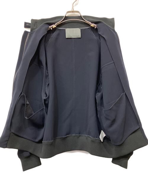 uncrave（アンクレイヴ）uncrave (アンクレイヴ) ウォッシャブルダブルクロスブルゾン ネイビー サイズ:1の古着・服飾アイテム