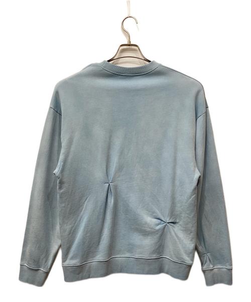 M TO R（ムウトアール）M TO R (ムウトアール) picking sweat ブルー サイズ:40の古着・服飾アイテム