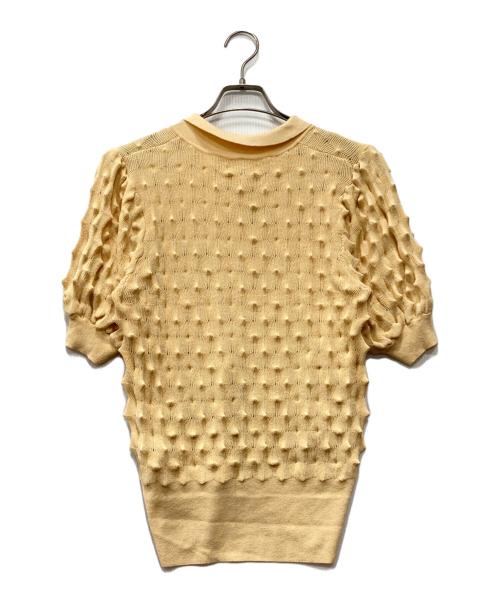 Open Sesame Club（オープンセサミクラブ）open sesame club (オープンセサミクラブ) DORIAN POLO CARDIGAN ベージュ サイズ:下記参照の古着・服飾アイテム