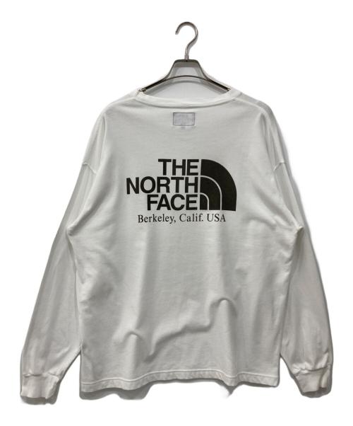 THE NORTHFACE PURPLELABEL（ザ・ノースフェイス パープルレーベル）THE NORTHFACE PURPLELABEL (ザ・ノースフェイス パープルレーベル) L/S Graphic Tee ホワイト サイズ:XLの古着・服飾アイテム