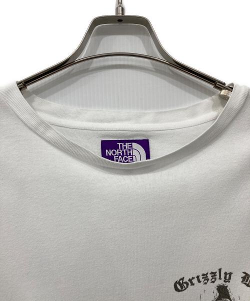 THE NORTHFACE PURPLELABEL（ザ・ノースフェイス パープルレーベル）THE NORTHFACE PURPLELABEL (ザ・ノースフェイス パープルレーベル) L/S Graphic Tee ホワイト サイズ:XLの古着・服飾アイテム