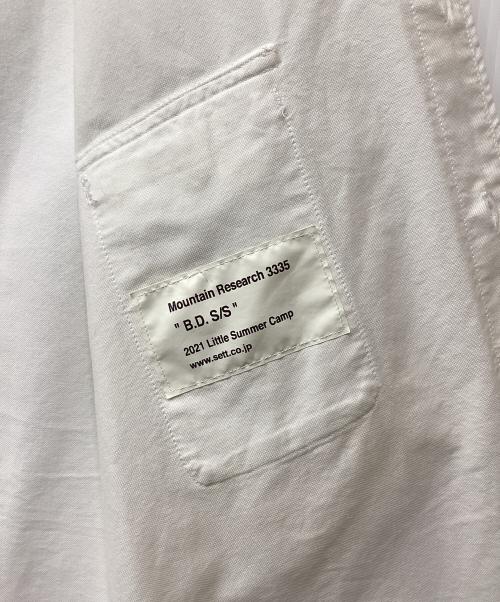MOUNTAIN RESEARCH（マウンテンリサーチ）MOUNTAIN RESEARCH (マウンテンリサーチ) B.D. S/S ホワイト サイズ:XLの古着・服飾アイテム