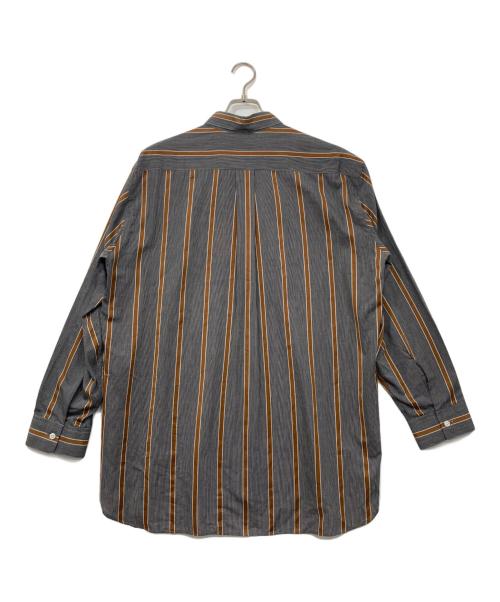 CristaSeya（クリスタセヤ）CristaSeya (クリスタセヤ) Salvatore Piccolo (サルヴァトーレ・ピッコロ) シャツ グレー×ブラウン サイズ:XLの古着・服飾アイテム