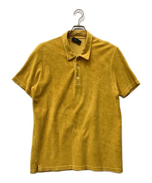 Zanone（ザノーネ）Zanone (ザノーネ) パイルポロシャツ イエロー サイズ:Lの古着・服飾アイテム