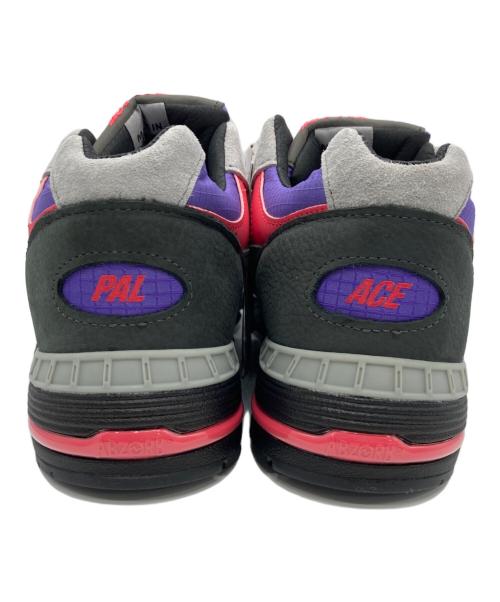 NEW BALANCE（ニューバランス）NEW BALANCE (ニューバランス) PALACE (パレス) ローカットスニーカー ブラック×パープル サイズ:7 1/2 未使用品の古着・服飾アイテム