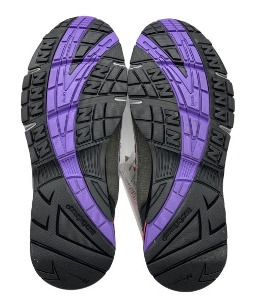 NEW BALANCE（ニューバランス）NEW BALANCE (ニューバランス) PALACE (パレス) ローカットスニーカー ブラック×パープル サイズ:7 1/2 未使用品の古着・服飾アイテム