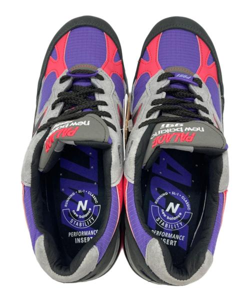 NEW BALANCE（ニューバランス）NEW BALANCE (ニューバランス) PALACE (パレス) ローカットスニーカー ブラック×パープル サイズ:7 1/2 未使用品の古着・服飾アイテム
