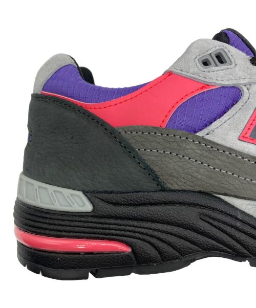 NEW BALANCE（ニューバランス）NEW BALANCE (ニューバランス) PALACE (パレス) ローカットスニーカー ブラック×パープル サイズ:7 1/2 未使用品の古着・服飾アイテム