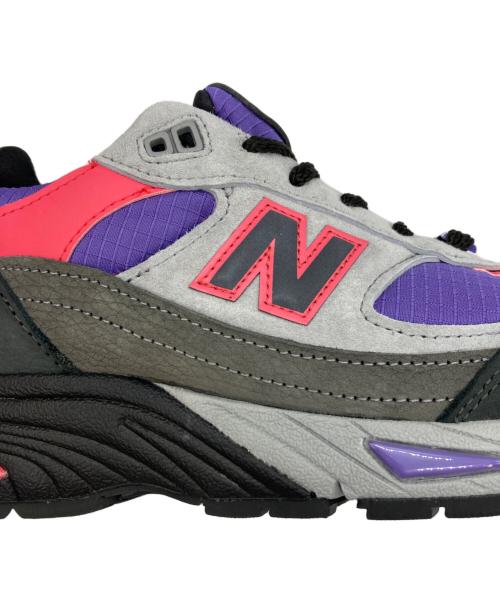 NEW BALANCE（ニューバランス）NEW BALANCE (ニューバランス) PALACE (パレス) ローカットスニーカー ブラック×パープル サイズ:7 1/2 未使用品の古着・服飾アイテム