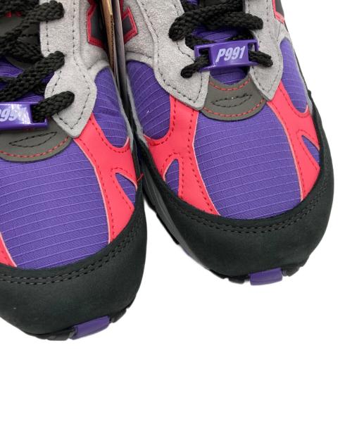 NEW BALANCE（ニューバランス）NEW BALANCE (ニューバランス) PALACE (パレス) ローカットスニーカー ブラック×パープル サイズ:7 1/2 未使用品の古着・服飾アイテム