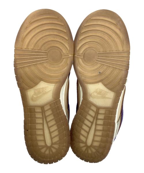 NIKE（ナイキ）NIKE (ナイキ) DUNK LOW(ダンク ロー) ベージュ×パープル サイズ:25.5㎝の古着・服飾アイテム