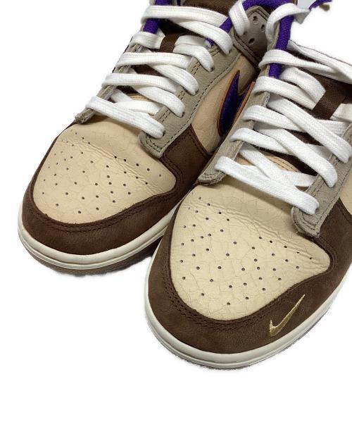 NIKE（ナイキ）NIKE (ナイキ) DUNK LOW(ダンク ロー) ベージュ×パープル サイズ:25.5㎝の古着・服飾アイテム