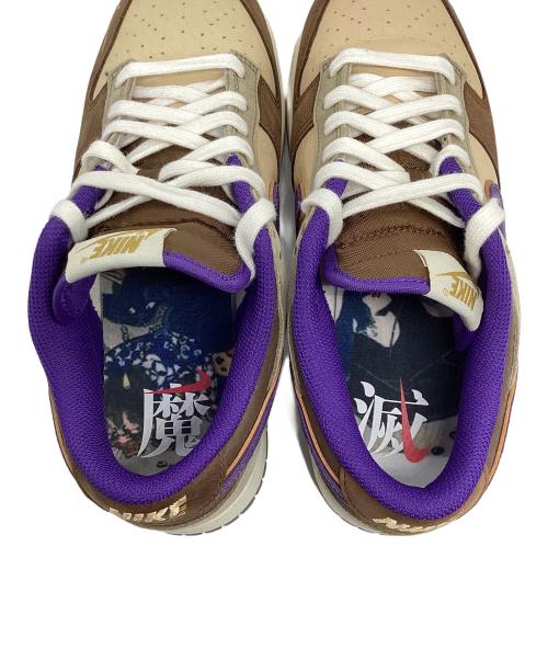 NIKE（ナイキ）NIKE (ナイキ) DUNK LOW(ダンク ロー) ベージュ×パープル サイズ:25.5㎝の古着・服飾アイテム