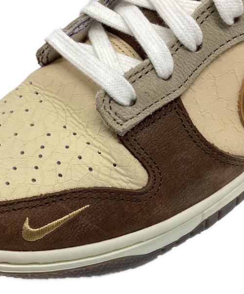 NIKE（ナイキ）NIKE (ナイキ) DUNK LOW(ダンク ロー) ベージュ×パープル サイズ:25.5㎝の古着・服飾アイテム