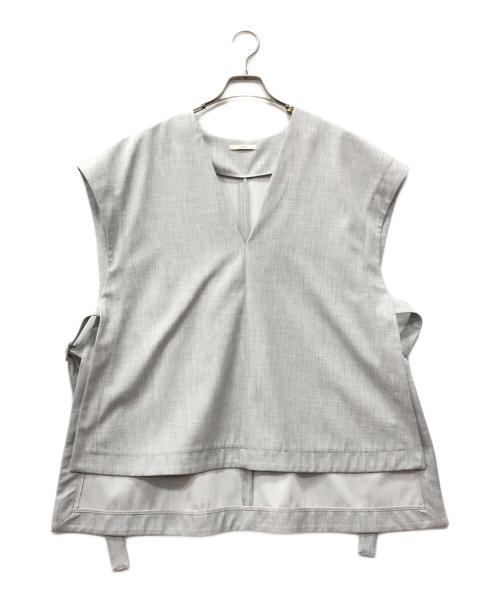 LE PHIL（ル フィル）LE PHIL (ル フィル) 2WAYレーヨンストレッチジレ グレー サイズ:Fの古着・服飾アイテム