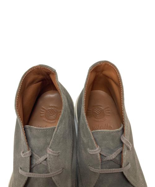 POLPETTA（ポルペッタ）POLPETTA (ポルペッタ) Brilla per il gusto (ブリッラ ペル イルグースト) スウェードチャッカースニーカー　レザーシューズ ブラウン サイズ:42の古着・服飾アイテム