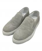 Pantofola d'Oro×Brilla per il gustoパントフォラ ドーロ×ブリッラ ペル イルグースト）の古着「別注スウェードスリッポン」｜グレー