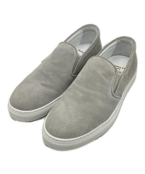 Pantofola d'Oro（パントフォラ ドーロ）Pantofola d'Oro (パントフォラ ドーロ) Brilla per il gusto (ブリッラ ペル イルグースト) 別注スウェードスリッポン グレー サイズ:41の古着・服飾アイテム