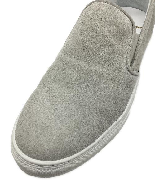 Pantofola d'Oro（パントフォラ ドーロ）Pantofola d'Oro (パントフォラ ドーロ) Brilla per il gusto (ブリッラ ペル イルグースト) 別注スウェードスリッポン グレー サイズ:41の古着・服飾アイテム