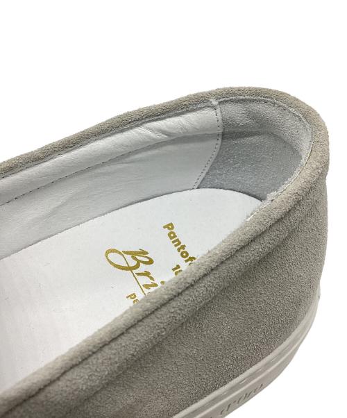 Pantofola d'Oro（パントフォラ ドーロ）Pantofola d'Oro (パントフォラ ドーロ) Brilla per il gusto (ブリッラ ペル イルグースト) 別注スウェードスリッポン グレー サイズ:41の古着・服飾アイテム