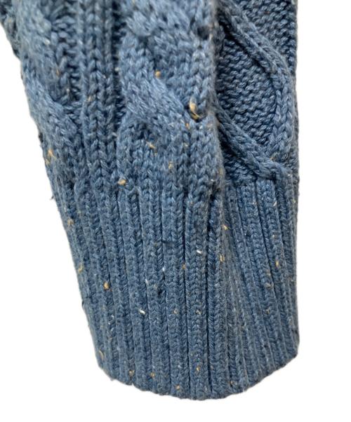 L.L.Bean（エルエルビーン）L.L.Bean (エルエルビーン) フィッシャーマンヘリテージニット ブルー サイズ:Ｍの古着・服飾アイテム