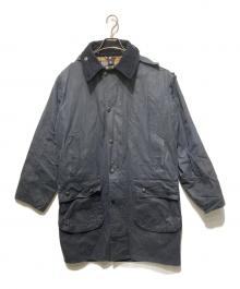 Barbour（バブアー）の古着「Border Wax Jacket/オイルドコート」｜ネイビー