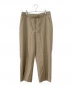 journal standard luxeジャーナルスタンダード ラックス）の古着「AUGUST ウールギャバ パンツ」｜ベージュ
