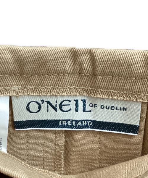 O'NEIL OF DUBLIN（オニールオブダブリン）O'NEIL OF DUBLIN (オニールオブダブリン) チノ コットン プリーツラップスカート ベージュ サイズ:Mの古着・服飾アイテム
