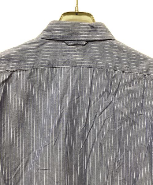 YAECA（ヤエカ）YAECA (ヤエカ) ストライプシャツ ブルー サイズ:MEDIUMの古着・服飾アイテム