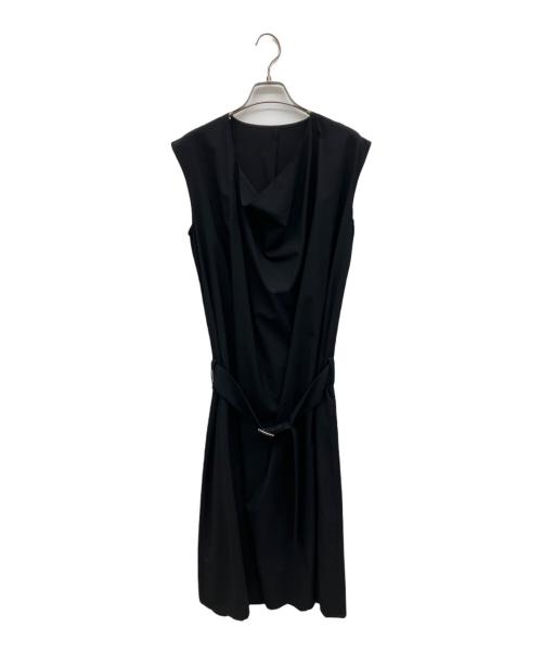 yohji yamamoto+noir（ヨウジヤマモトプリュスノアール）yohji yamamoto+noir (ヨウジヤマモトプリュスノアール) ノースリーブワンピース ブラック サイズ:1の古着・服飾アイテム
