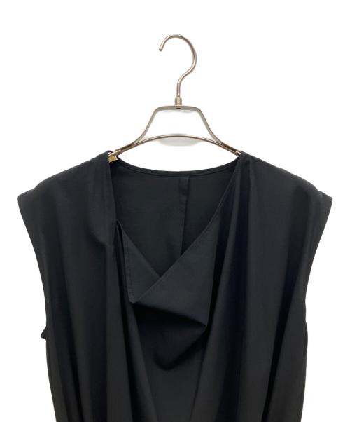 yohji yamamoto+noir（ヨウジヤマモトプリュスノアール）yohji yamamoto+noir (ヨウジヤマモトプリュスノアール) ノースリーブワンピース ブラック サイズ:1の古着・服飾アイテム