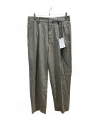 YLEVEイレーヴ）の古着「ウールトロピカルトラウザーパンツ」｜ベージュ