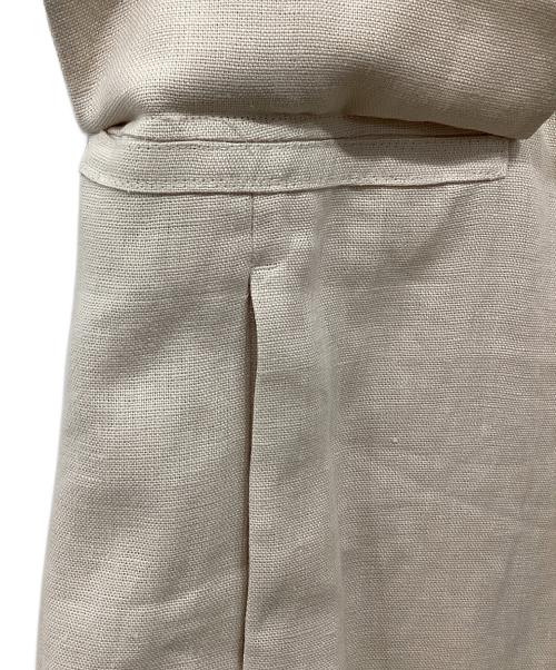 'S Max Mara（エスマックスマーラ）'S Max Mara (エスマックスマーラ) リネンロングジレ ベージュ サイズ:42の古着・服飾アイテム
