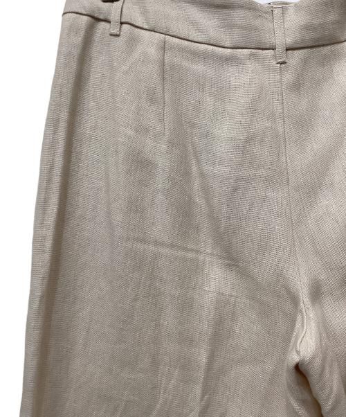 'S Max Mara（エスマックスマーラ）'S Max Mara (エスマックスマーラ) リネンワイドパンツ ベージュ サイズ:44の古着・服飾アイテム
