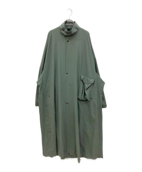HYKE（ハイク）HYKE (ハイク) TRETCH TROPICAL MILITARY COAT オリーブ サイズ:XXLの古着・服飾アイテム